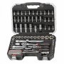 На фото Набор торцевых головок и аксессуаров Fixman 1/4" & 1/2" 106 предметов (B5106M)
