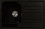 На фото Кухонная мойка Brenor Wenecja 10 8M Черная Металл