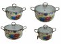 Набор эмалированных кастрюль Edenberg 8 предметов (EB-3371-A) На фото Набор эмалированных кастрюль Edenberg 8 предметов (EB-3371-A)