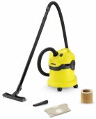 На фото Строительный пылесос Karcher WD 2 12 л 1000 Вт (52245)