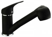 Смеситель для кухни Laveo DAGA с выдвижной лейкой черный (BLG_769D) На фото Смеситель для кухни Laveo DAGA с выдвижной лейкой черный (BLG_769D)