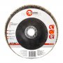 Диск шлифовальный лепестковый Intertool 180*22мм, зерно K60 (BT-0226) На фото Диск шлифовальный лепестковый Intertool 180*22мм, зерно K60 (BT-0226)