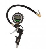 На фото Пневмопистолет для подкачки колес с цифровым манометром Mastertool 0-12 бар (81-8654)