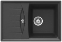 На фото Кухонная мойка Schock Genius D100 S Onyx-10 (18034510)