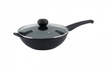 Сковорода вок с крышкой Vinzer 28 см Castform Line (89404) На фото Сковорода вок с крышкой Vinzer 28 см Castform Line (89404)