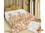 На фото Покрывало двухстороннее Love you Barokko 15-016 220х240 см Бежевое