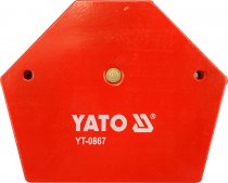 На фото Магнитный держатель для сварки Yato 34 кг (YT-0867)