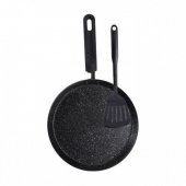 На фото Блинная сковорода Wellberg 22 см (WB-9706)