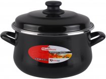 На фото Кастрюля Vitrinor BLACK 24 см 6.3 л (1102585)