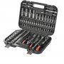 На фото Набор инструментов Intertool 1/2" & 1/4" 94 еденицы Cr-V (ET-8094)