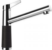 Кухонный смеситель Schock SC510 Nero-13 хром/черный (55400013) На фото Кухонный смеситель Schock SC510 Nero-13 хром/черный (55400013)