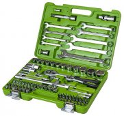 На фото Универсальный набор инструментов Alloid 1/4" & 1/2" 82 шт (НГ-4082П)