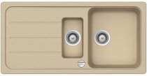 На фото Мойка для кухни Schock Formhaus D150 L Moonstone-22 (17166022)