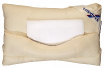 На фото Подушка ортопедическая Billerbeck Комфорт + наволочка 40х60 см Шампань (1171-02/46)