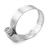 Хомут стальной Intertool оцинкованный 12,7мм D 21-44мм (TC-0122) На фото Хомут стальной Intertool оцинкованный 12,7мм D 21-44мм (TC-0122)