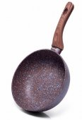 Сковорода глубокая Fissman MAGIC BROWN 24 х 7.7 см (4466) На фото Сковорода глубокая Fissman MAGIC BROWN 24 х 7.7 см (4466)