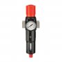 На фото Фильтр для очистки воздуха с редуктором Intertool 3/4", 5мкм, 2600 л/мин, металл (PT-1417)