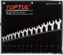 На фото Набор ключей комбинированных Toptul 14 шт 8-24 Dynamic (GPAQ1402)