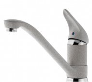 Кухонный смеситель Schock Aqualux Alumina-04 хром/алюминий (72900004) На фото Кухонный смеситель Schock Aqualux Alumina-04 хром/алюминий (72900004)