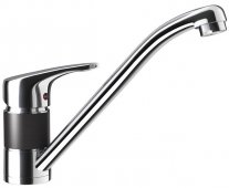 Кухонный смеситель Schock SC40 Nero-13 хром/черный (56300013) На фото Кухонный смеситель Schock SC40 Nero-13 хром/черный (56300013)