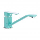 На фото Смеситель для кухни MIXXUS MISSOURI 555 бирюзовый (MI1628)