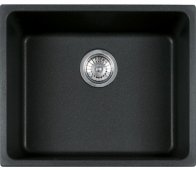 На фото Кухонная мойка Franke Kubus KBG 110-50 Оникс (125.0459.025)