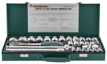 На фото Набор торцевых головок Jonnesway 1/2"DR 8-34 мм 28 шт (S04H4728S)
