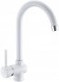 Кухонный смеситель Laveo LETE белый (BQX_668D) На фото Кухонный смеситель Laveo LETE белый (BQX_668D)