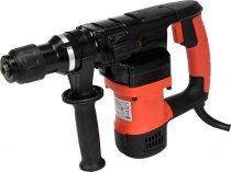 На фото Перфоратор YATO SDS + 1100 Вт, 5 Дж, 3 сверла и 2 пики (YT-82123)