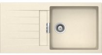 На фото Кухонная мойка Schock Signus D100 L Magnolia-89 (50056089)