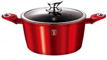 На фото Кастрюля Berlinger Haus Burgundy Metallic Line 24 см 4.5 л (BH-1257)