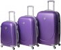 На фото Чемодан Bonro Smile набор 3 штуки фиолетовый (10050309)