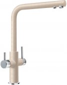 Смеситель для кухни Franke Neptune Clear Water хром/ваниль (115.0370.710) На фото Смеситель для кухни Franke Neptune Clear Water хром/ваниль (115.0370.710)