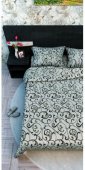 На фото Постельное белье Leleka-Textile Ранфорс 145х210х2 Белое Семейное