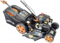 Газонокосилка бензиновая Grunhelm S531VHY (73638) На фото Газонокосилка бензиновая Grunhelm S531VHY (73638)