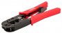 На фото Клещи для обжима штекеров Mastertool RJ11, RJ12, RJ45 190 мм (75-2243)
