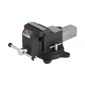 На фото Тиски слесарные поворотные Intertool 100мм STORM, 8,85кг (HT-0085)