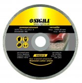 Круг отрезной алмазный универсальный Sigma Ø110мм (1922111) На фото Круг отрезной алмазный универсальный Sigma Ø110мм (1922111)