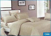 На фото Постельное белье Leleka-Textile Сатин 175х210 Бежевое Двуспальное