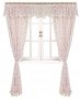 На фото Штора Прованс Red Rose Батист 200х250 см 2шт + феранка 400х40 см с мережкой (.003678)