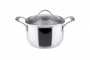 На фото Кастрюля Vinzer с крышкой 20 cм / 3.6 л Chef series (89073)