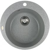 На фото Кухонная мойка Idis Fusion Fashion gray 310