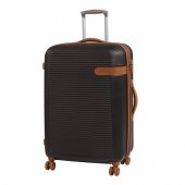 На фото Чемодан на колесах Rock Valiant Coffee Brown Hardshell Expandable (M) (925062)