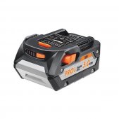 На фото Аккумулятор для инструментов AEG Li-Ion 18 В, 5 Ач (L1850R)