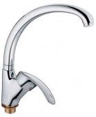 Смеситель для кухни Cron Mars 777 на гайке из нержавейки (CR0783) На фото Смеситель для кухни Cron Mars 777 на гайке из нержавейки (CR0783)