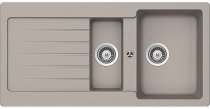 На фото Мойка для кухни Schock Typos D150 Beton-42 (28086042)