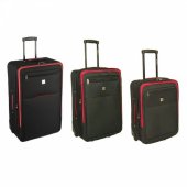 На фото Комплект чемоданов Skyflite Transit Black (S/M/L) 3шт (924430)