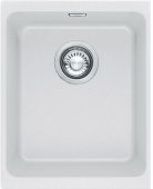 На фото Кухонная мойка Franke Kubus KBG 110-34 Белая (125.0158.602)