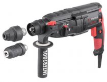 На фото Перфоратор Intertool 1000 Вт 3.2 Дж 0-1300 об/мин 0-5100 уд/мин 3 режима, съемный патрон (WT-0171)