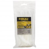 На фото Хомут нейлон Sigma 9.0*920мм 25шт белый (2501451)